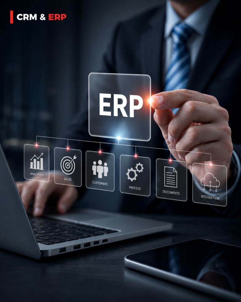 داشبورد CRM ERP اختصاصی داتچی